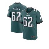 Jason Kelce, Philadelphia Eagles Nike Team Game Jersey - Midnight Green